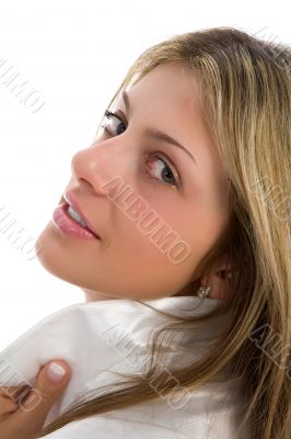 Portrait of the young beautiful girl