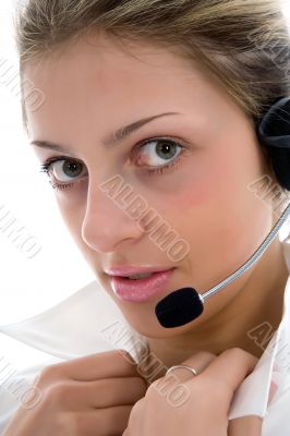 Business woman calling