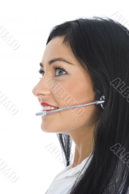 Business woman calling