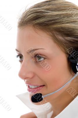 Business woman calling