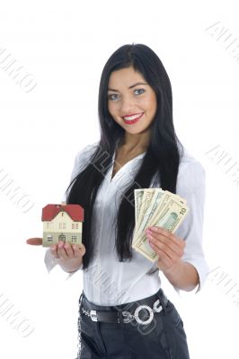 business woman  working