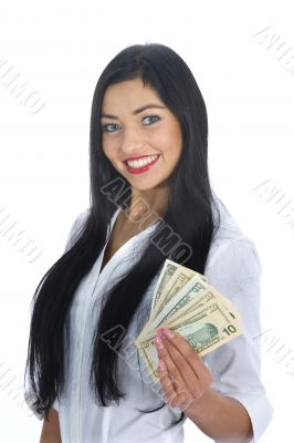 business woman  working