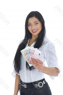 business woman  working