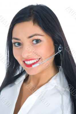 Business woman calling