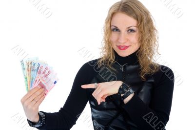 business woman  working