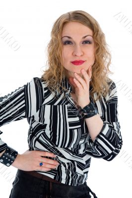 portrait of the blonde