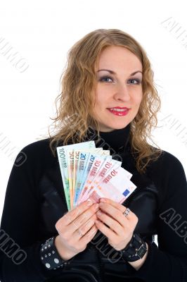 business woman  working