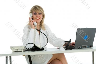 young doctor with stethoscope