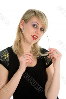 portrait by young woman