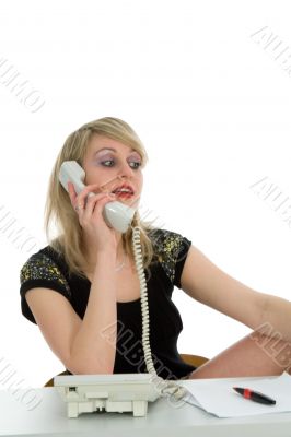 business woman and laptop