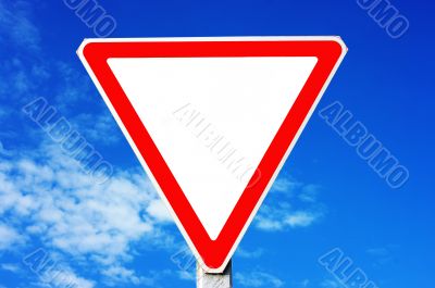 Triangle traffic sign