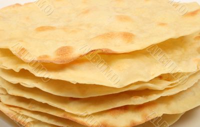 Sheets of the dough