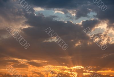 Beautifully Dramatic Sunrise or Sunset