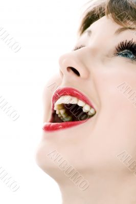 Smile of a beautiful young woman