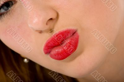 Smile of a beautiful young woman