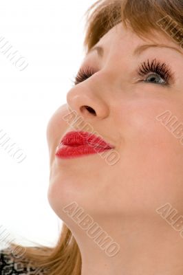 Smile of a beautiful young woman