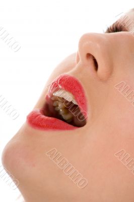 Smile of a beautiful young woman