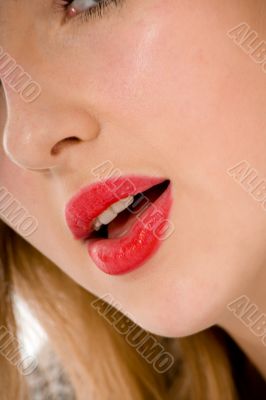 Smile of a beautiful young woman