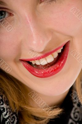 Smile of a beautiful young woman