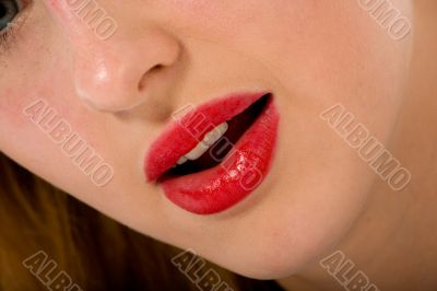 Smile of a beautiful young woman