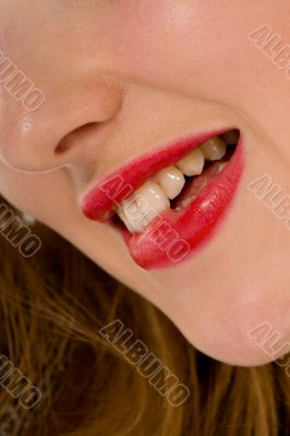 Smile of a beautiful young woman