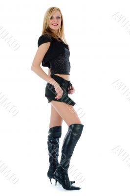 Portrait of the young beautiful girl