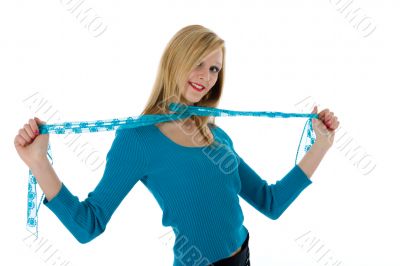 Portrait of the young beautiful girl