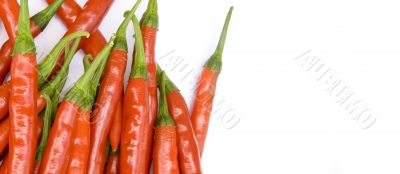 Fresh Ripe Cayenne Peppers