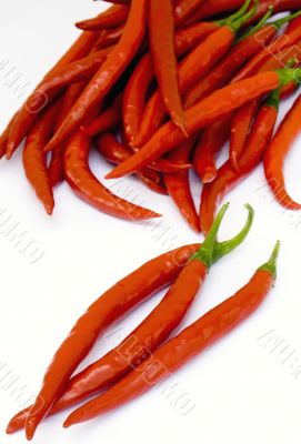 Fresh Ripe Cayenne Peppers