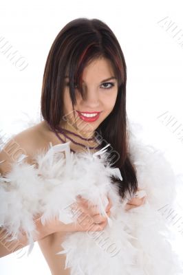 portrait of the brunette