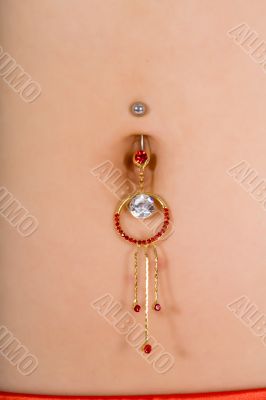 piercing on umbilical cord