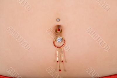 piercing on umbilical cord