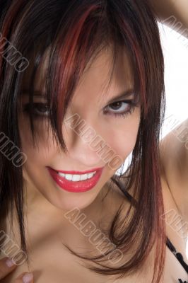 portrait of the brunette