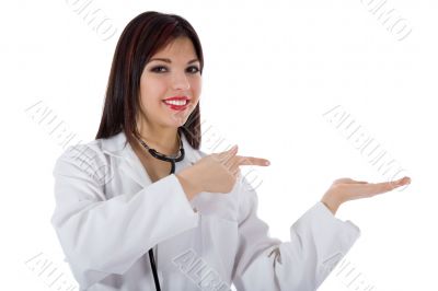 young doctor with stethoscope