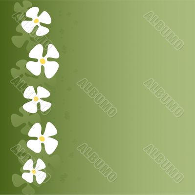 Vector floral background