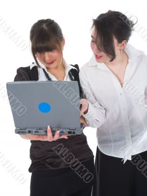 business women  working