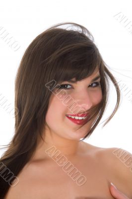 portrait of the nude girl