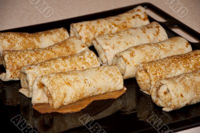 pancakes with minced meat pancakes with minced meat