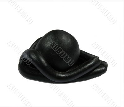  Plasticine man on a white background