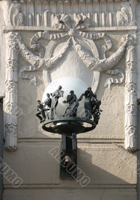  Lantern sheet music shop on Nevsky Prospekt