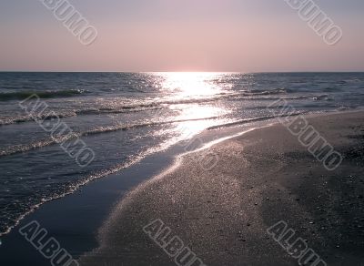 Sandy seashore
