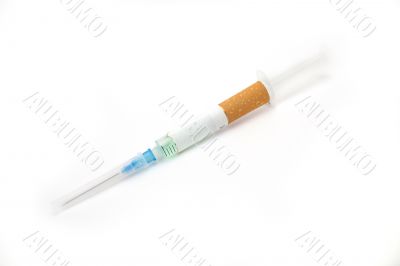 Syringe with poison