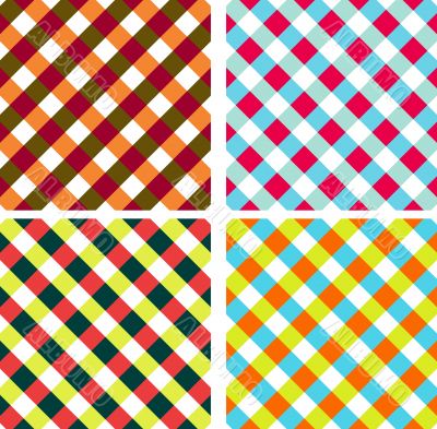 Vector cross-weave background. Napkins vector patterns, tag, pap
