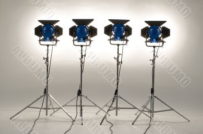Four searchlights. Four searchlights.