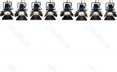 Eight searchlights. Eight searchlights.