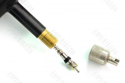 Tire valve.