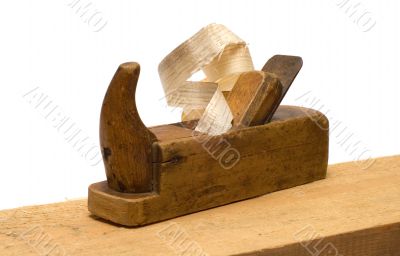 Wooden plane. Wooden plane.