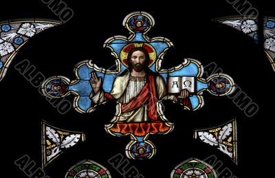 Jesus Christ - stained window