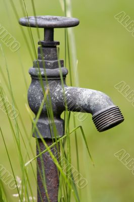 rusty water supply point
