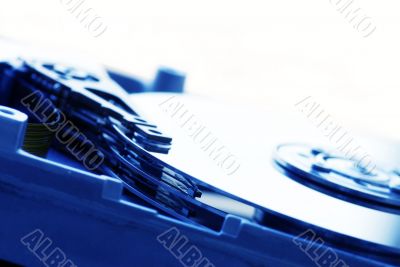 detail of hard disk drive